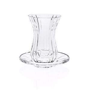 Sensorial Armudu Tea Glass With Saucer Bicchierino Da Te Con Piattino, medium